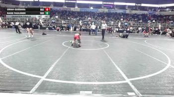 60 lbs Quarterfinal - Uriah Guebara, Maize WC vs Rage Faulkner, Thoroughbred Wr Ac