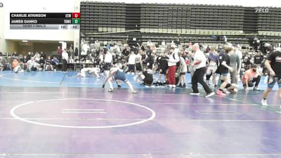 97 lbs Semifinal - Charlie Atkinson, CTWHALE Orca - MSE vs James Danko, TDWC Maniacs - MSE
