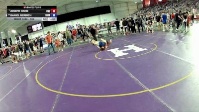 106 lbs Champ. Round 3 - Joseph Hahn, Clarkston Wrestling Club vs Daniel Berdich, Built By Brunson Wrestling