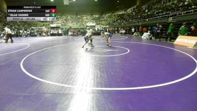 128 lbs Round Of 32 - Ethan Carpenter, East Bakersfield vs Silas Varner, Bakersfield