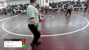 150 lbs Semifinal - Cyrus Jones, Sharon vs Ilya Shlemanov, Agawam