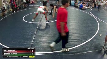 133 lbs Semifinal - Leo Maestas, Clovis West Wrestling vs Syruss Flores, Threshold WC