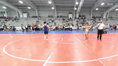 120 lbs Rr Rnd 1 - Dalton Lee, Grapplers Garage - HSB vs Cade Collins, Triumph Blue - HSB