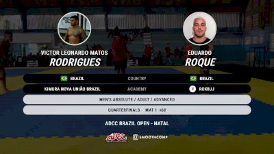 Victor Leonardo Matos Rodrigues vs Eduardo Roque 2025 ADCC Natal Open