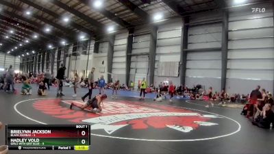 95 lbs Quarters - Brielynn Jackson, Black Mambas vs Hadley Vold, Girls With Grit Blue