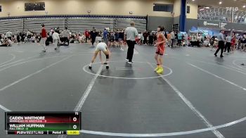72 lbs Round 2 (8 Team) - William Huffman, Full Circle vs Caiden Whitmore, Riverheads MS Wrestling