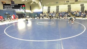 141 lbs Quarterfinal - Mauricio Reyes, Averett vs Josh Wilson, Greensboro