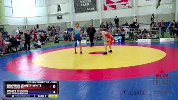 55kg Cons. Round 4 - Gryphon Jewett-White, Prince George WC vs Wyatt Rhodes, Ukee Storm Wrestling