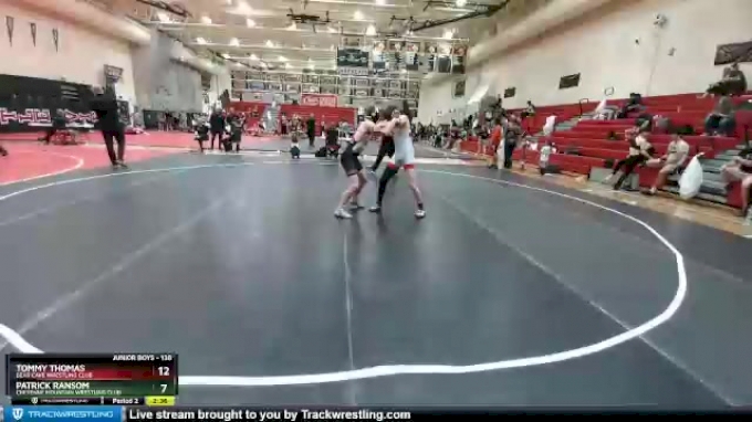 125 lbs Round 3 - Dominic Meli, Chatfield Wrestling Club vs Carlos ...