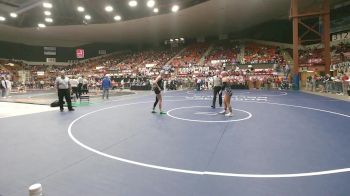 135 lbs Cons. Semi - McKenzie Simon, Holcomb HS vs Layla Anthony, Paola HS