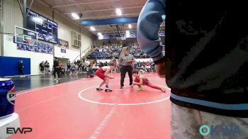 100 lbs Consolation - Noah Herron, Collinsville Cardinal Youth Wrestling vs Westin Patton, Columbus Wrestling Club
