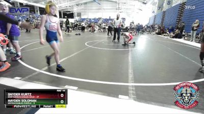 76 lbs Semis (4 Team) - Beau Blevins, Untouchables Purple vs Andrew Taussig, East Kansas Eagles Gold