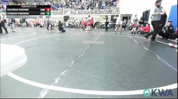 84 lbs Consi Of 8 #2 - Coleman Shouse, Cowboy Wrestling Club vs Connor Freeman, Cowboy Wrestling Club