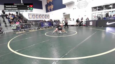 165 lbs Champ. Round 1 - Mason Eligio, Ayala vs Damien Ochoa, Trabuco Hills