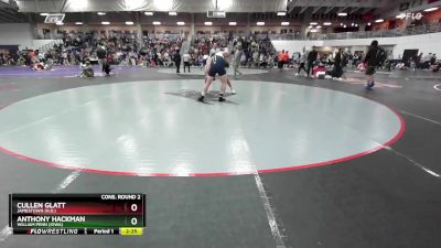 197 lbs Cons. Round 2 - Anthony Hackman, William Penn (Iowa) vs Cullen Glatt, Jamestown (N.D.)