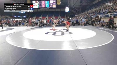 175 lbs Cons. Quarters - Peyton Westpfahl, MO vs Lincoln Jipp, IA