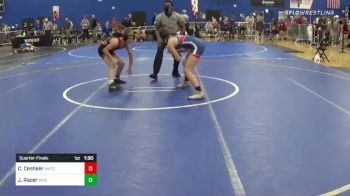 106 lbs Quarterfinal - Carley Ceshker, Amtc vs James Racer, Ringers