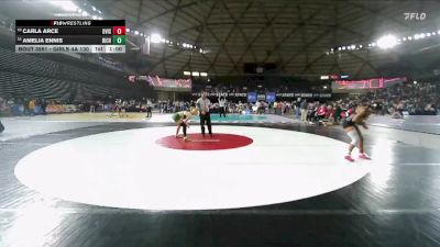 Girls 4A 130 lbs Cons. Round 3 - Amelia Ennis, Richland (Girls) vs Carla Arce, Davis (Girls)