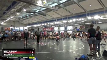 160 lbs Semis & 3rd Wb (16 Team) - Eli Quick, Gulf Coast Grappling Academy vs Kent Burandit, Assassins Pink