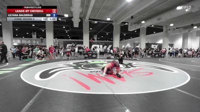Cons. Round 6 - Victoria Carbonaro, New Jersey vs Lilyana Balderas, Monster Garage Wrestling
