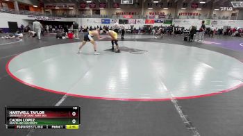 141 lbs Champ. Round 2 - Hartwell Taylor, University Of Saint Mary (KS) vs Caden Lopez, Graceland University