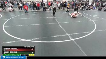 182 lbs Cons. Round 3 - Zakery Wrobel, WI vs Kolby Gibbons, IA