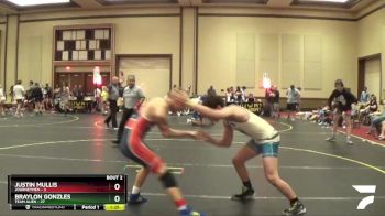 130 lbs Round 1 (6 Team) - Justin Mullis, Journeymen vs Braylon Gonzles, Team Alien