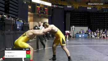 285 lbs Consi Of 16 #1 - Seth Nitzel, Missouri vs Michael Burchell, Appalachian State