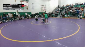 126 lbs Round 2 (6 Team) - Greg Vrooman, DouglasWY vs Henry Quiver, Lander