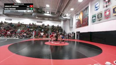 155 lbs Semifinal - Annalie Carlson, Castle View vs Nyeli Messer, Columbine