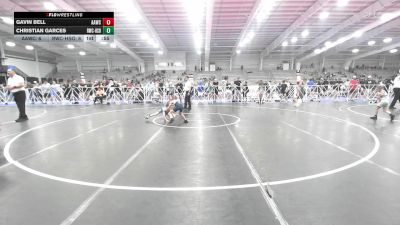 60 lbs Rr Rnd 3 - Gavin Bell, All-American Wrestling Club Blue vs Christian Garces, Ruthless Black