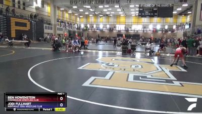 86 lbs Round 2 - Ben Howenstein, Powerhouse Wrestling Club vs Jodi Fullhart, Northeast Iowa Wrestling Club