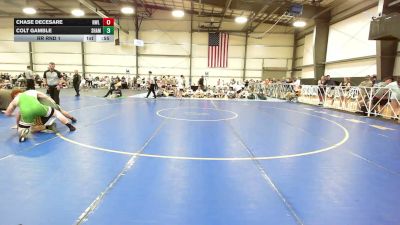 220 lbs Rr Rnd 1 - Chase DeCesare, NWL Scrappin - HSB vs Colt Gamble, Shamrock Wrestling Club Green - HSB