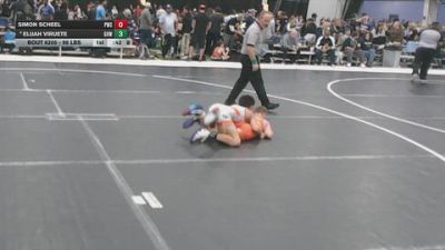 96 lbs Champ. Rd Of 32 - Elijah Viruete, Greater Heights Wrestling vs Simon Scheel, Pinnacle Wrestling School