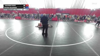 165 lbs Champ. Round 2 - Maximus Davis, Askren Wrestling Academy vs Colton Tollefson, Dtc