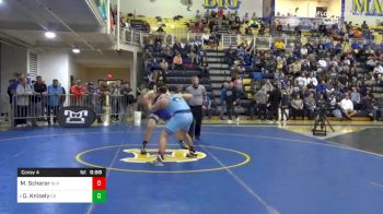 220 lbs Consolation - Mikey Scherer, Burrell vs Duane Knisely, Chestnut Ridge