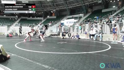 100 lbs Rr Rnd 2 - Acelynn Hauenstein, Team Tulsa Girls vs Julianna Poff, NW Girls