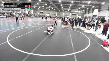 98 lbs Round Of 16 - Jaxson Freeman, Winslow vs Santiago Altamirano, Dominate Club Wrestling