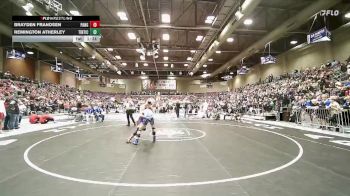 1A 157 lbs Quarterfinal - Brayden Frandsen, Panguitch vs Remington Atherley, Tintic