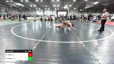 138 lbs Semifinal - Elias Kalat, Spaulding vs Braedon Goes, Smittys Barn