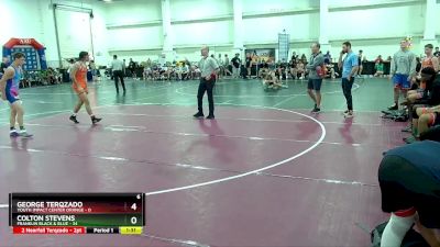 144 lbs Round 5 (6 Team) - George Terqzado, Youth Impact Center Orange vs Colton Stevens, Franklin Black & Blue