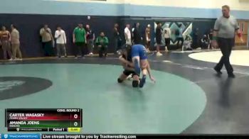 120 lbs Cons. Round 2 - Amanda Joens, Rancho vs Carter Wagasky, Moapa Valley