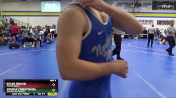 126 lbs Semifinal - Kyler Provin, Williamsburg vs Koufax Christensen, Waukee Northwest