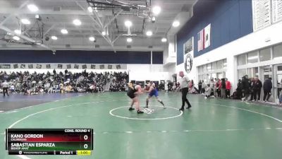 190 lbs Cons. Round 4 - Sabastian Esparza, Bishop Amat vs Kano Gordon, Calabasas