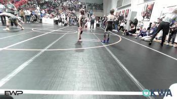 70 lbs Consi Of 8 #2 - Clayton Merrell, Mannford Pirate Youth Wrestling vs Cash Norrid, Pawnee Wrestling Club