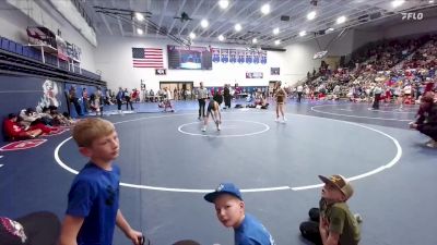 80 lbs Quarterfinal - Dracen Pollock, Centennial Middle School vs Mac Binek, Clear Creek Middle School