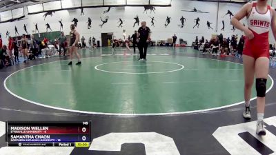 145 lbs Round 3 (16 Team) - Alessandra Elliott, D`Youville University vs Alissa Caltagirone, Northern Michigan University