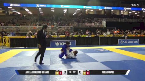 Anna Donati vs Ariela Consuelo Infante 2025 Pan Kids Jiu-Jitsu IBJJF Championship