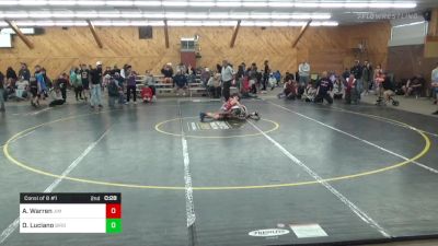 Consi Of 8 #1 - Austin Warren, Jim Thorpe vs Devyn Luciano, Birdsboro