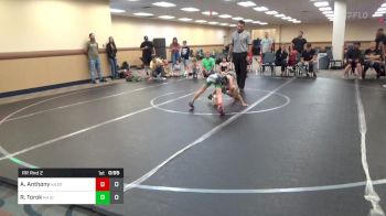 55 lbs Rr Rnd 2 - Addalyn Anthony, K4 BTC Free Agents vs Ryan Torok, K4 Silo WC